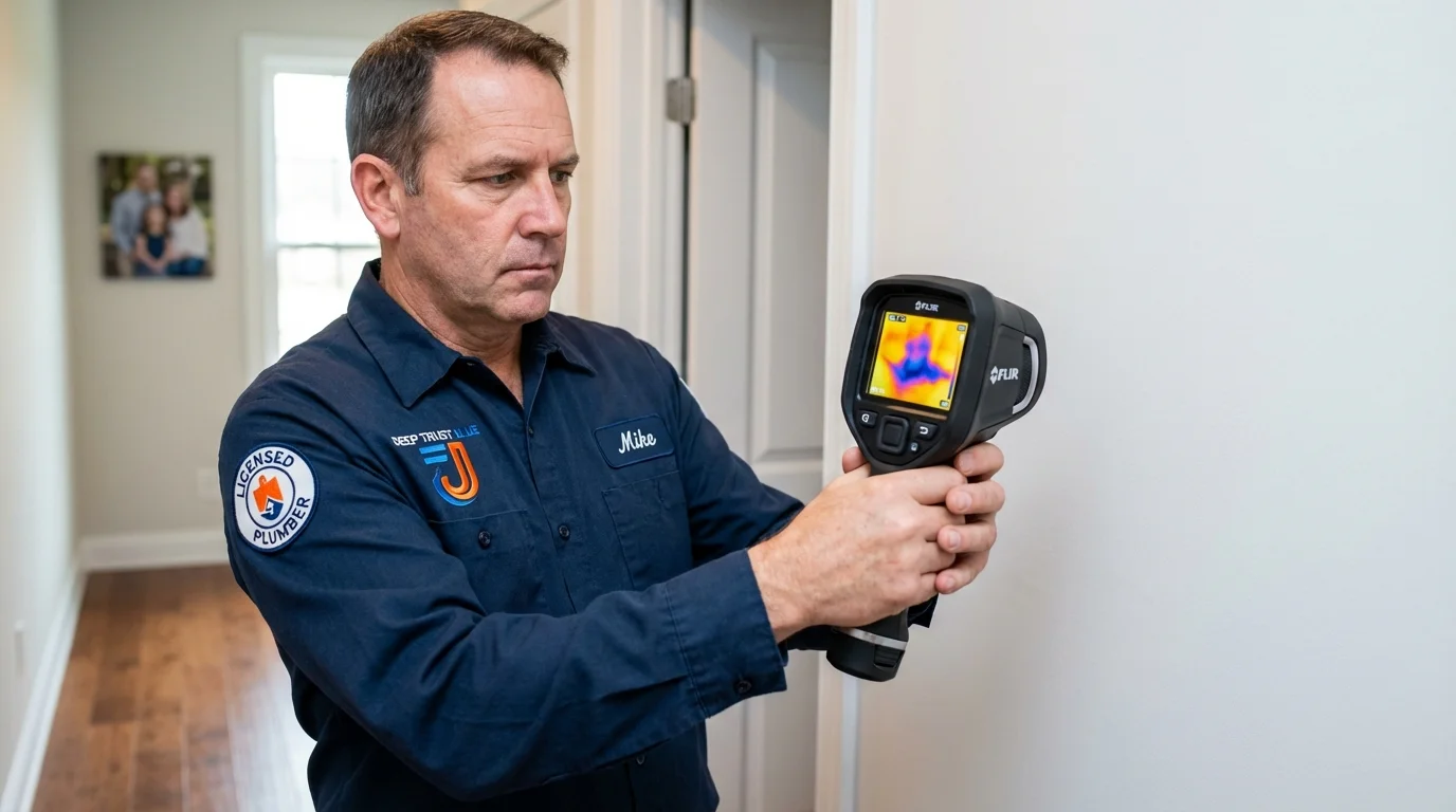 Thermal imaging leak detection by Johns Plumbing LLC in Sun Valley